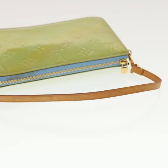 LOUIS VUITTON Monogram Vernis Lexington Pouch Baby Blue M91011 LV Auth 42544 - Picture 7 of 16